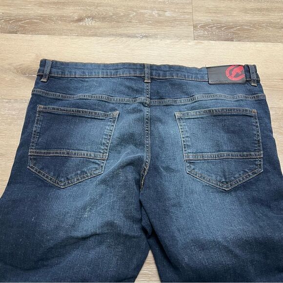 Ecko Unltd Men's Skinny Fit Denim Jeans Size 38 x 32 Distressed Moto - Picture 14 of 15